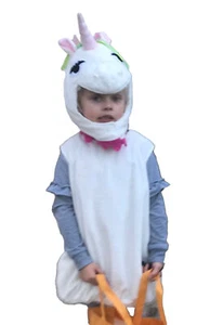Pottery Barn Kids Small 4-6 Unicorn Halloween Costume warm & cozy - Picture 1 of 4