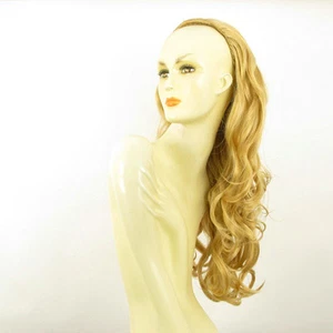 DT Half wig HairPiece extensions long wavy light golden blond 25.6  REF :15/lg26 - Picture 1 of 7