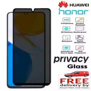 Tempered Glass Privacy Anti-Spy Screen Protector For Honor X7 X6 Huawei Nova8 SE - Picture 1 of 4