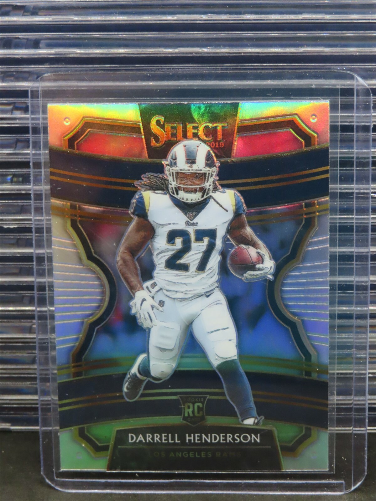 2019 Select Darrell Henderson Silver Prizm Concourse Rookie RC #60 Rams M796