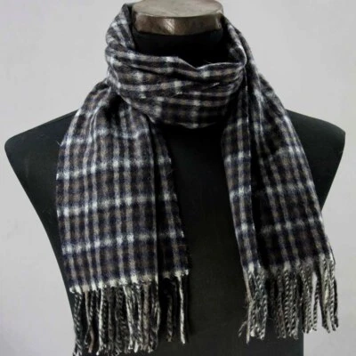 Sale New Vintage Mans Cashmere Wool Warm Striped long Scarves Scarf GIFT 055 - Image 1 of 4