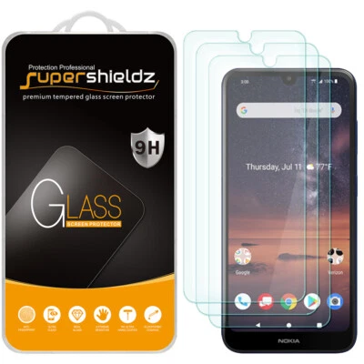 [3-Pack] Supershieldz Tempered Glass Screen Protector for Nokia 3 V - Image 1 of 4