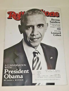 Rolling Stone December 15, 2016 Obama, Leonard Cohen,  Bernie Sanders, Sting - Picture 1 of 12