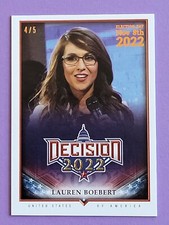 4/5  Lauren Boebert Decision 2022 House Representative  from Colorado Card #80