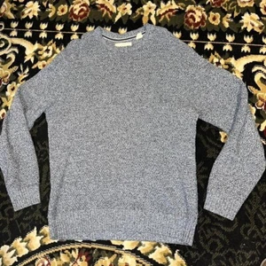 Grey & Navy Cotton Sweater Size XL Weatherproof Vintage brand - Picture 1 of 4
