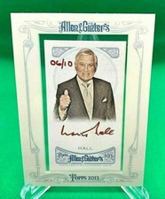 2013 Allen & Ginter MONTY HALL Framed Red Ink Auto Mini Card (AGA-MH) #6/10!