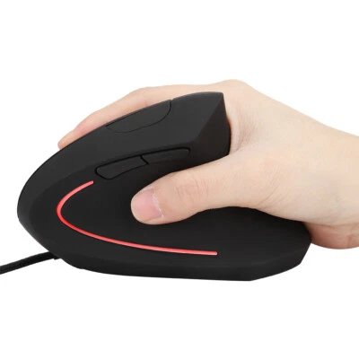 (Black)Wired Ergonomic Mouse 6D Vertical Ergonomic Mice Ergonomic Adjustable - Image 1 of 4