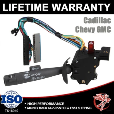 Turn Signal Switch Cruise Control Windshield Wiper Arm For Chevy K1500 GMC C2500 - Image 1 of 4