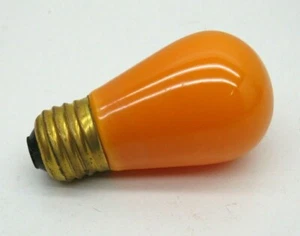 GE Incandescent 10-Watt S14 ORANGE Lamp Light Bulb 110-125V 10W - Picture 1 of 6