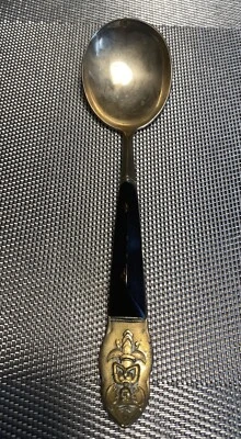 Cuchara sopera vintage de latón Siam Foto 1 de 4