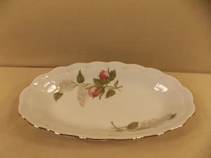 Walbrzych "Briar Rose" Made in Poland Gurkenschale - Bild 1 von 3