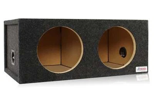 Caja de subwoofer - 10" Doble Medio Sellado - Orgullosamente EE. UU. Construido - Imagen 1 de 1