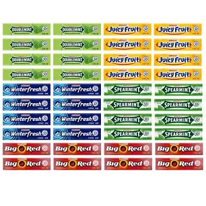 Wrigley's Chewing Gum Assortment 40-Pack (5 Flavors, 8 Packs Each) - Picture 1 of 6