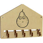 'Staring Pear' Wall Mounted Hooks / Rack (Wh035832)