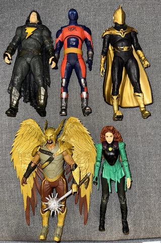 McFarlane DC Multiverse Black Adam DCEU Film Set Of 5 Figures Hawkman, Dr Fate Cover