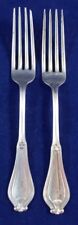 Tiffany and Co Whittier Silverplate Set of 2 Dinner Forks Monogrammed FLE