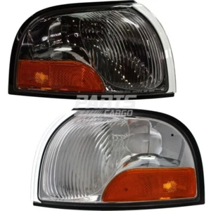 LH & RH PARKING/SIDE Marker Light Lens And Housing For 1999-02 Mercury Villager - Picture 1 of 6