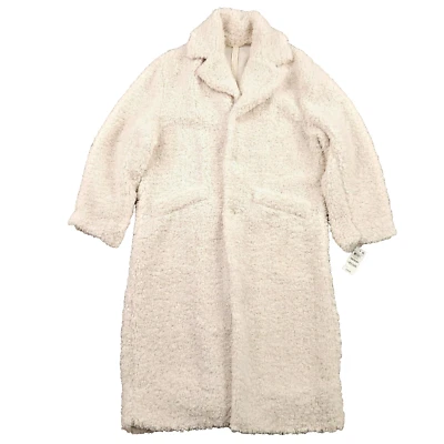 INC International Concepts Fleece Top Coat Men Medium Beige Odin Regular-Fit - Image 1 of 4