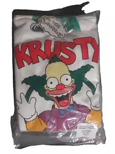 NUOVO maglione girocollo Cakeworthy Krusty Clown Simpsons Colorblock XL fondo di magazzino - Foto 1 di 7