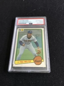 PAUL MOLITOR 1982 DONRUSS BASEBALL AUTOGRAPH BREWERS #484 AUTO PSA - Picture 1 of 2