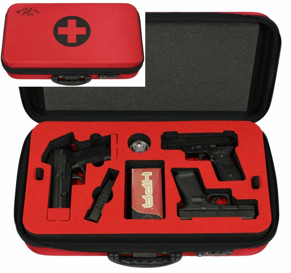 Peak Case Covert Compact Three Pistol Range Case - Image 1 of 4