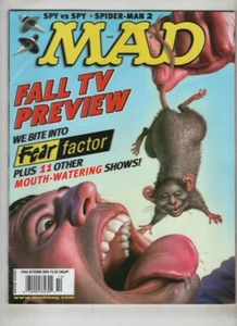 Mad Mag Fall TV Fear Factor Spider-Man 2 October 2004 #446 041521nonr - Picture 1 of 1