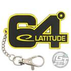 Latitude 64 DEGREES LOGO Key Chain - BLACK / YELLOW