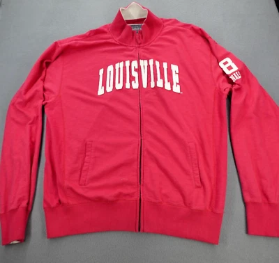 Куртка спортивная мужская Louisville Cardinals красная размер 2XL на молнии Colosseum легкая атлетика - Изображение 1 из 4