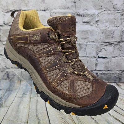 Zapatos de senderismo Keen Voyageur para mujer talla 8,5 cuero marrón sendero exterior 1003895 Foto 1 de 4