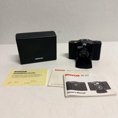 Vintage Minox 35 GT 35mm f.28 Film Camera Untested - Image 1 of 4