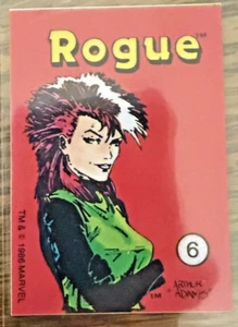 Pegatinas Universo Marvel 1986 Rogue de Arthur Adams #6 imágenes de cómic  - Imagen 1 de 3