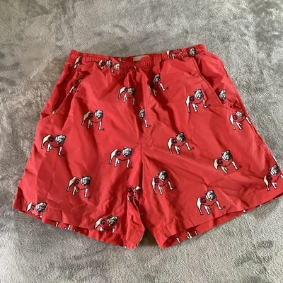 Georgia Bulldogs UGA Swim Trunks Mens Small Red NCAA College Columbia PFG Shorts - Image 1 of 4