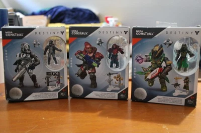 Mega Construx Destiny Hunter Armory Lot 3 Sets Rare - Image 1 of 2