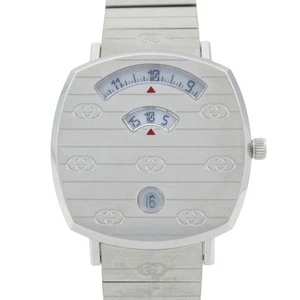 Reloj Gucci Grip Acero Inoxidable Niños Blanco 157.4 Usado De Japón - Imagen 1 de 19