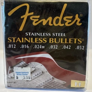 Fender Stainless Bullets Saiten für E-Gitarre neu aus altem Lagerbestand versiegelt 12er-Packungen 0,012/0,052 - Bild 1 von 9
