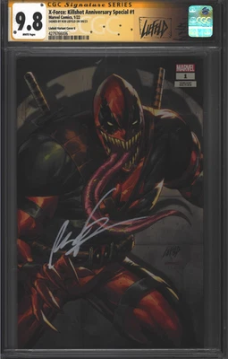 X-Force: Killshot Anniversary Special #1 CGC 9.8 SS Cover E Sign Rob Liefeld - Image 1 of 2