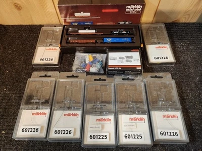 Marklin Z Gauge Accessories FR. Cars, Autos, 7 Street Lights, Transformer, NICE! - Image 1 of 4