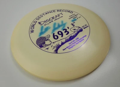 Discraft Disc Golf Scott Stokley XL World Distance Record 693'-3'' Fairway Disc - Image 1 of 3