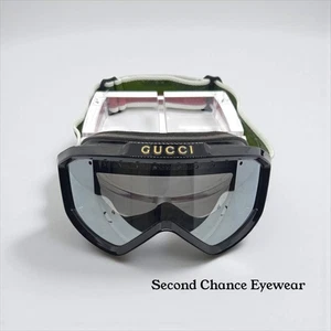 Gucci Web Stripe Skibrille - Schwarz GG Logo - Deadstock Full KitaAlpine Capsule - Bild 1 von 18