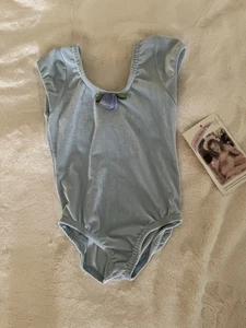 Leotardo de terciopelo azul A Wish Come True talla XS 2 NUEVO CON ETIQUETAS - Imagen 1 de 2