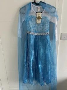 Girls Frozen Elsa Princess Dress Party Birthday Cosplay Costume Cape Kids Proms - Picture 1 of 6