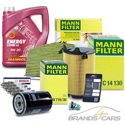 MANN-FILTER MANN INSPEKTIONSPAKET FÜR AUDI A3 SEAT SKODA OCTAVIA VW CADDY GOLF TOURAN 1.6