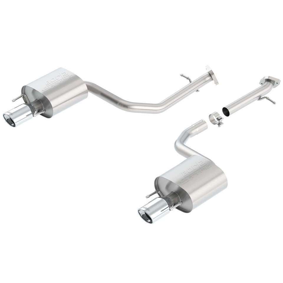 Borla 11898 S-Type Axle-Back Exhaust System Kit For 2014-2025 Lexus IS250 IS350