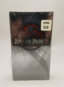 Jurassic Park III 3 VHS Tape 2001 Universal Dinosaur Brand New Factory Sealed - Picture 1 of 4