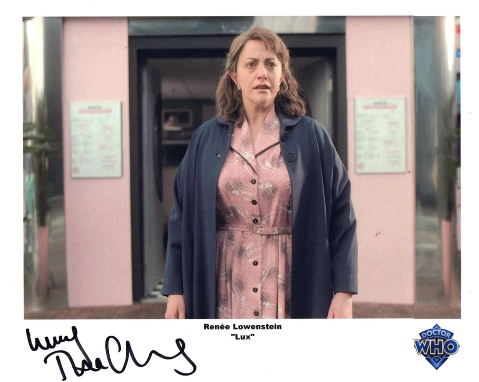 Doctor Who Auto Photo Print Lucy Thackeray "Renee Lowenstein" - Image 1 of 1