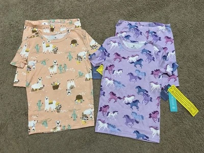 FISH STIX By Stitch Fix Girls Size 8 & 10 Lot Of 2 Summer Pajama Sets NWT Cotton - Image 1 of 4