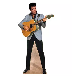 ELVIS PRESLEY - TAMAÑO NATURAL STANDUP/RECORTE TOTALMENTE NUEVO - MÚSICA 1352 - Imagen 1 de 1