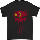 China Gimnasio Calavera Chino Culturismo Hombre Camiseta 100% Algodón
