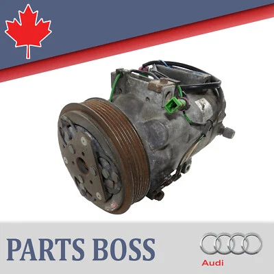 Compresor de aire acondicionado con embrague Audi 90 90 Quattro 100 Quattro 1992-1995 OEM Foto 1 de 4