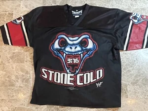 Vintage Stone Cold Steve Austin WWF Trinity Jersey WWE Wrestling Shirt M Rare - Bild 1 von 8